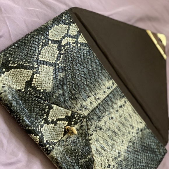Women’s Snakeskin Clutch - Picture 2 of 3